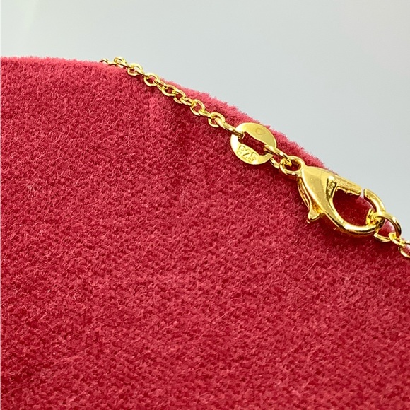 Tear Drop Stone Set Pendant and Chain (3 for $15) - Picture 6 of 6